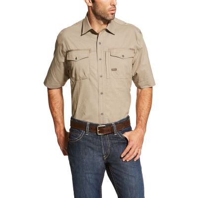 Ariat Rebar Workman - Werkhemd Khaki Heren - 23757-205